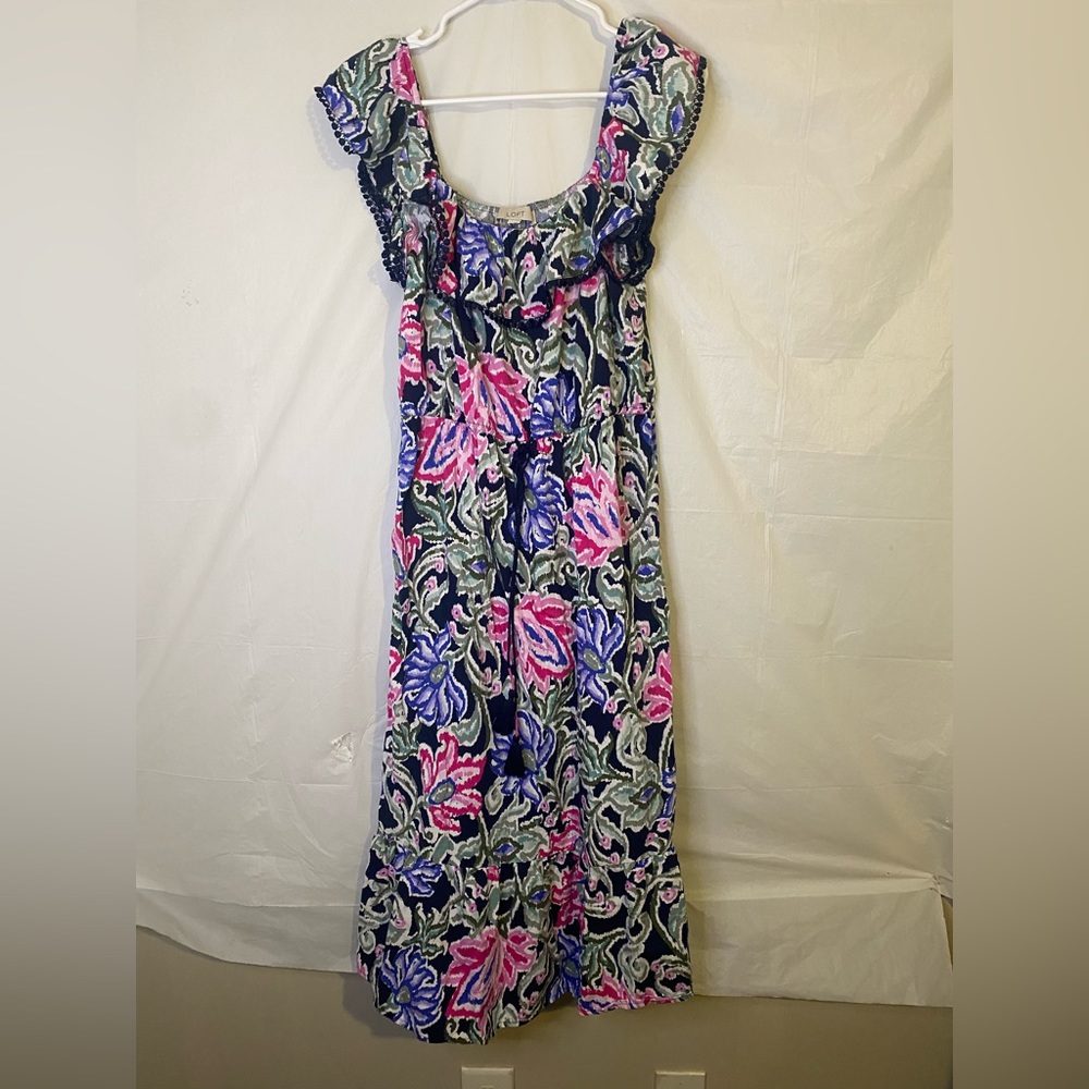 Loft floral maxi dress